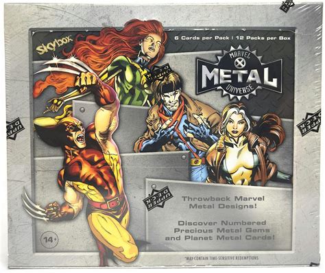 marvel x-men metal universe box|x men metal universe cards.